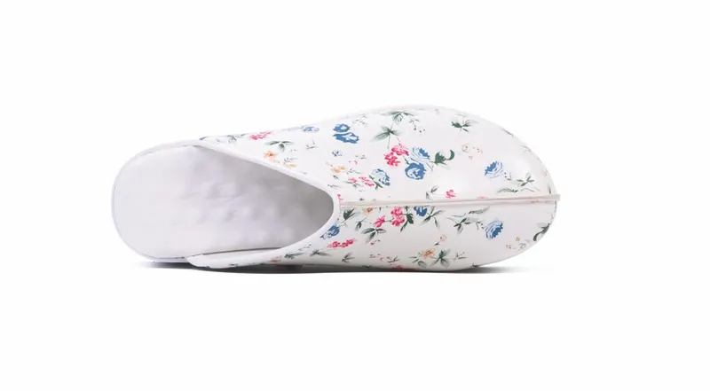 CARINE AIR SOLE ROZM. 36 KOLOROWE KWIATY Trepy Dla Medyków, Chodaki Pełne, NT 055