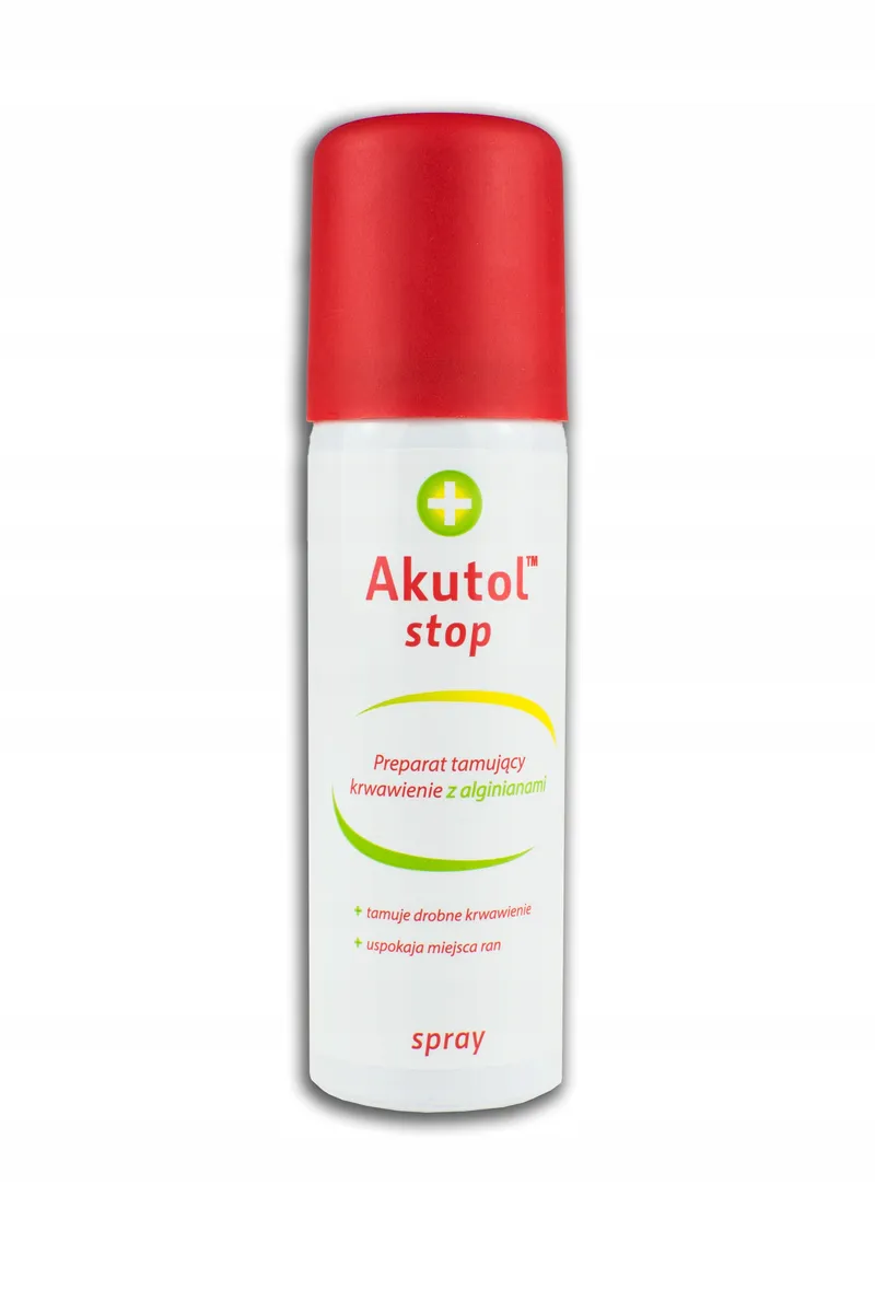 AKUTOL STOP 60 ml Spray Hamujący Krwawienie, Ziołowy Preparat W Aerozolu