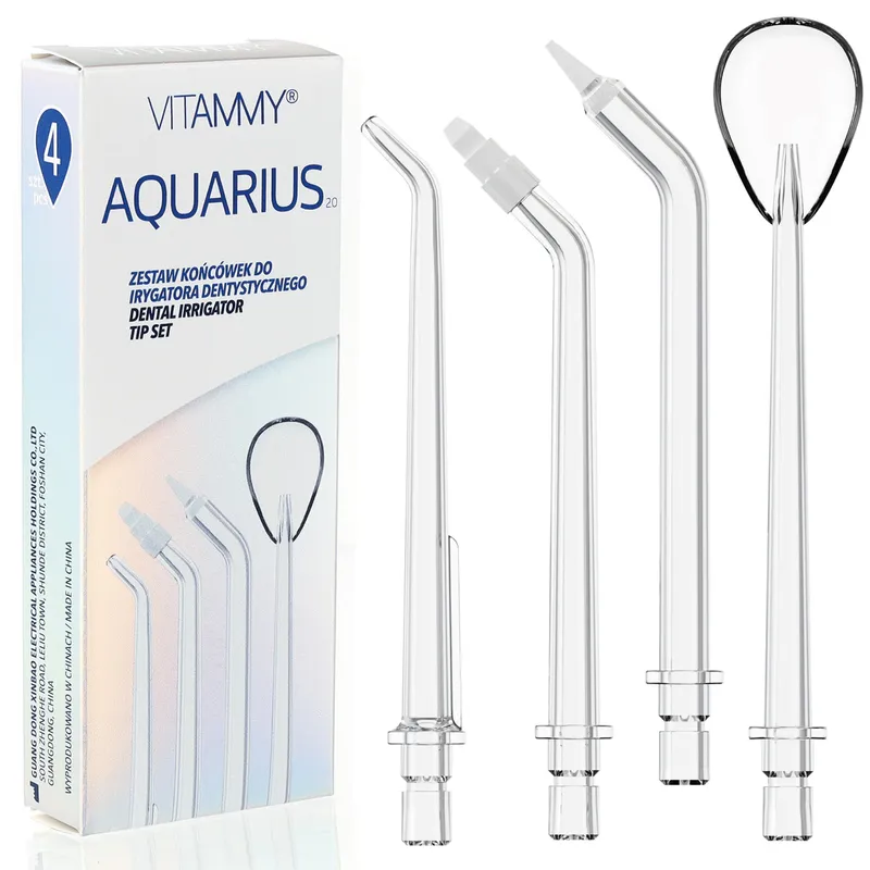 VITAMMY AQUARIUS 2.0 Końcówki Do Irygatora Specjalistyczne, 4 szt
