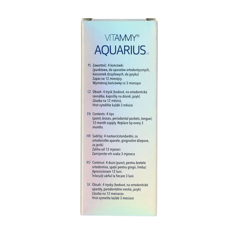 VITAMMY AQUARIUS 2.0 Końcówki Do Irygatora Specjalistyczne, 4 szt