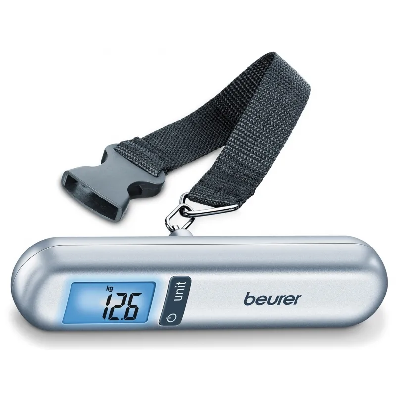 BEURER LS 06 Waga Bagażowa, LCD, Do 40 kg, Z Miarką I Automatycznym Zatrzymaniem