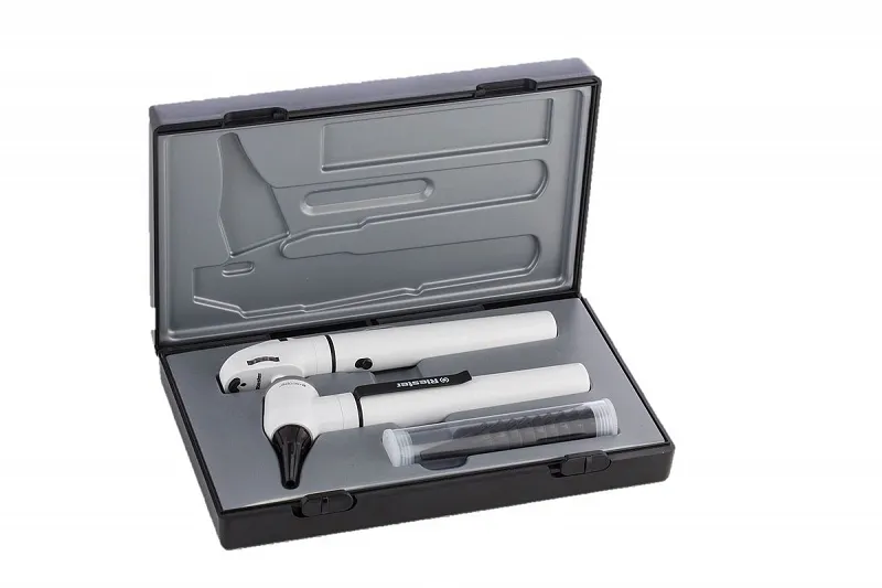 RIESTER E-SCOPE 2130-203 Otoskop/Oftalmoskop LED 3,7 V, Biały, Zestaw W Futerale