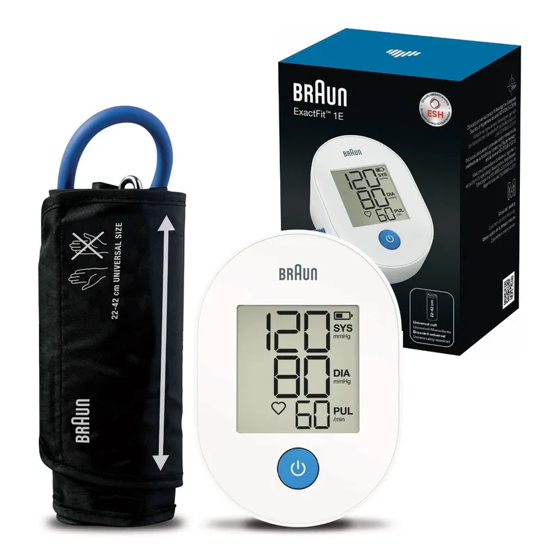 BRAUN EXACTFIT™ 1E BUA4000EU Ciśnieniomierz Naramienny Automatyczny Z Pamięcią