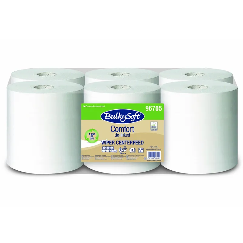 BULKYSOFT COMFORT DE-INKED MIDI 108m Ręcznik Papierowy W Roli, 2 Warstwy, 6 Rolek