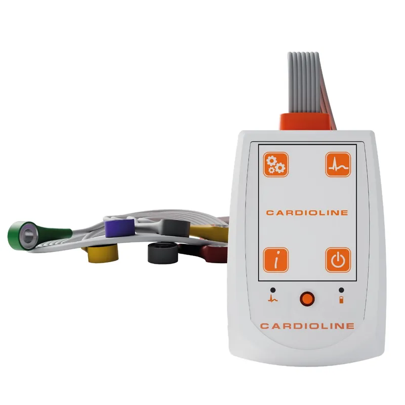 CARDIOLINE CLICKHOLTER 48H 3-KANAŁOWY Rejestrator Holtera, LCD I Komentarze Głosowe