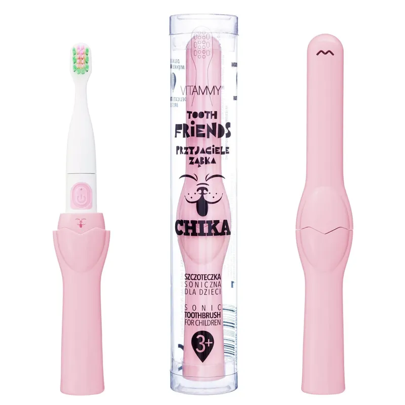 VITAMMY TOOTH FRIENDS CHIKA PINK Szczoteczka Soniczna Do Zębów Dla Dzieci 3