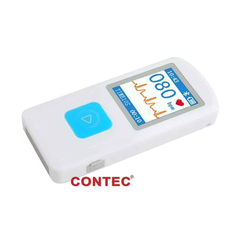 CONTEC PM10 Przenośny Monitor EKG, Z Bluetooth I Aplikacją Mobilną