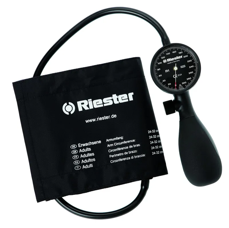 RIESTER R1 SHOCK PROOF Ciśnieniomierz Zegarowy Do Karetki, Mankiet 24–32 cm