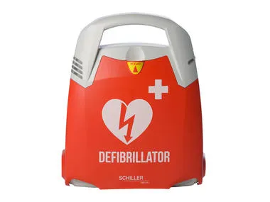 SCHILLER FRED PA-1 Defibrylator AED, Półautomatyczny, Z Podłączonymi Elektrodami