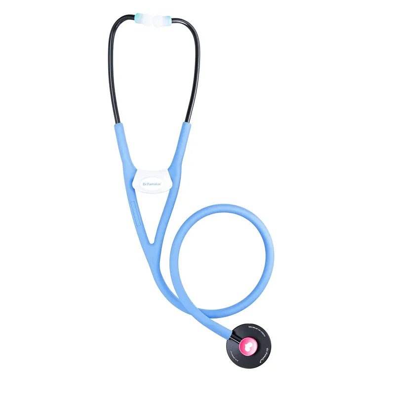 NOVAMA EXPERT DR300 BŁĘKIT NIEBA Stetoskop Premium Z Jednostronną Głowicą, Silikonowy