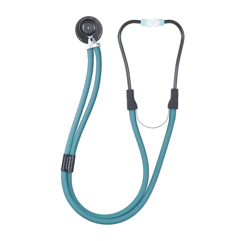 NOVAMA EXPERT DR410D Stetoskop Kardiologiczny Dwugłowicowy Rappaport, Silikonowy - ZIELONY