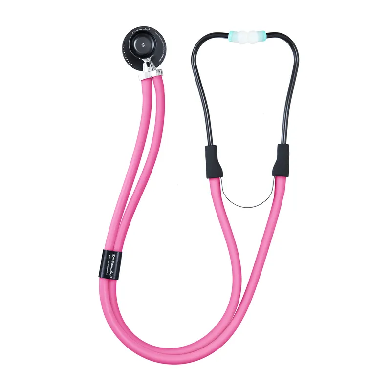 NOVAMA EXPERT DR410D Stetoskop Kardiologiczny Dwugłowicowy Rappaport, Silikon - RÓŻOWY
