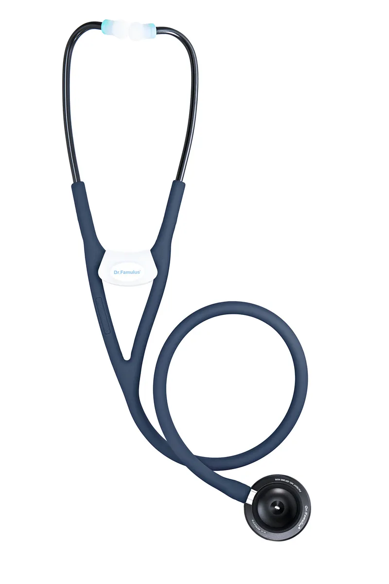 NOVAMA EXPERT DR520 CIEMNOSZARY Stetoskop Kardiologiczny Dwugłowicowy, Silikonowy