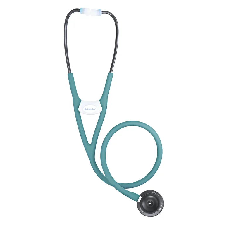NOVAMA EXPERT DR520 Stetoskop Kardiologiczny Dwugłowicowy, Silikonowy - ZIELONY