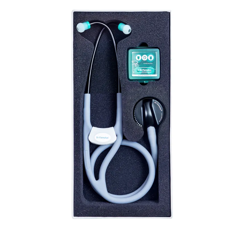 NOVAMA EXPERT DR650D JASNOSZARY Stetoskop Dwutonowy Superior, Silikonowy