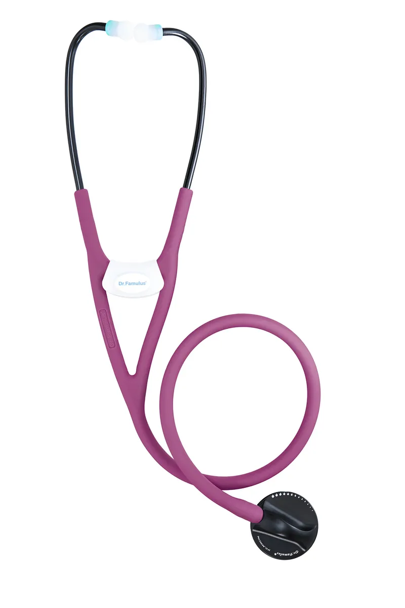 NOVAMA EXPERT DR650D CIEMNY ANTYCZNY RÓŻ Stetoskop Dwugłowicowy, Silikonowy