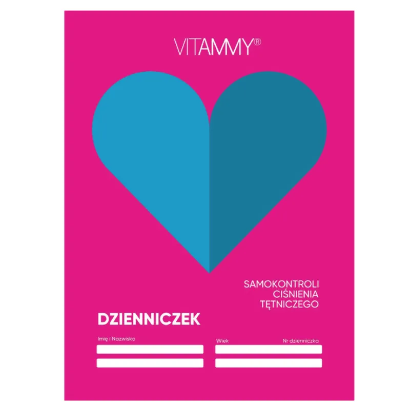 VITAMMY Dzienniczek Do Pomiaru Ciśnienia
