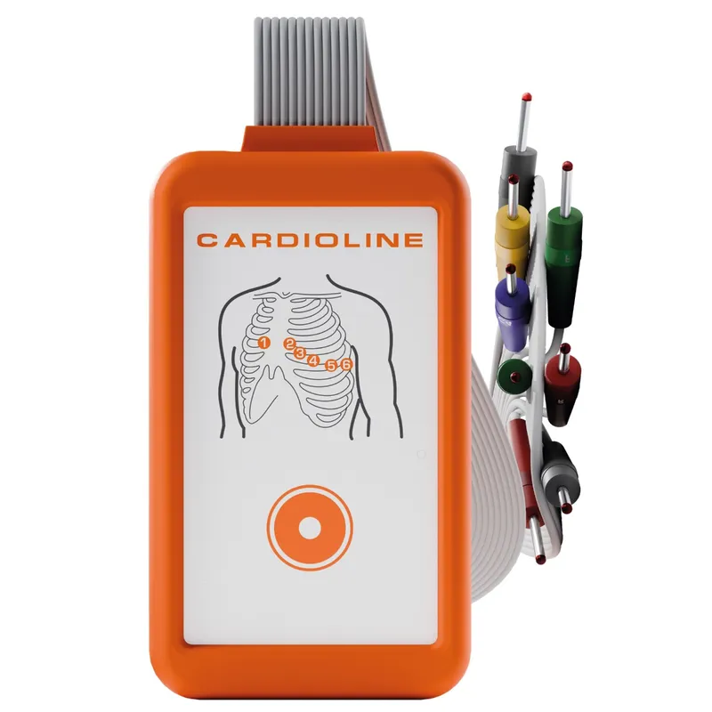 CARDIOLINE TOUCHECG HD Przenośne EKG, Wygodny I Lekki 12-ODPROWADZENIOWY Moduł Do EKG