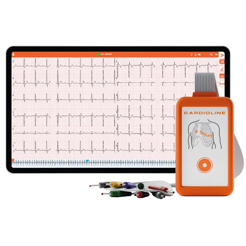 CARDIOLINE TOUCHECG HD+ EKG Z Aplikacją Komputerową, Nowoczesny System Diagnostyczny