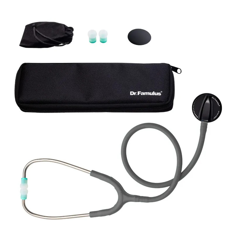 NOVAMA EXPERT DR FAMULUS DR400D PURE C.SZARY Stetoskop Internistyczny, Jednostronny