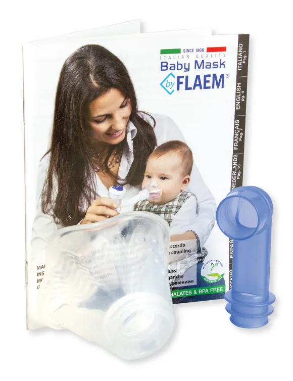 FLAEM BABY MASK 0–1M Maseczka Silikonowa Do Nebulizacji, Dla Noworodków