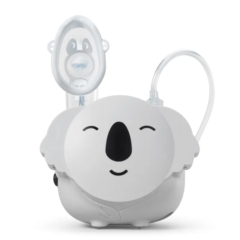 FLAEM KOALA Inhalator Dziecięcy Z Nebulizatorem RF7, 3 Maski, Certyfikat TÜV
