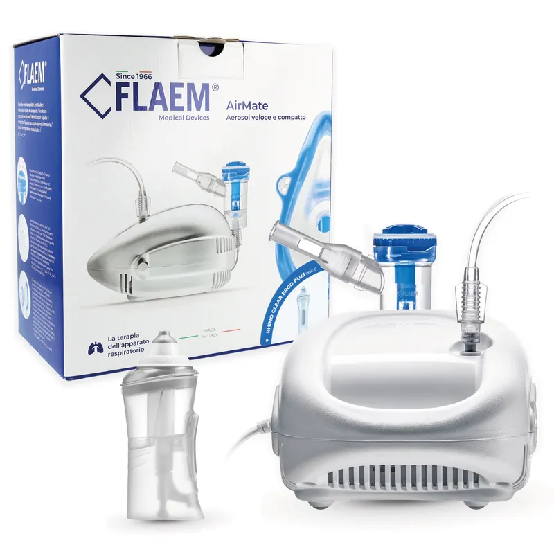 FLAEM AIRMATE DUO Inhalator Na Katar I Kaszel, Dzieci I Dorośli, Cichy I Skuteczny