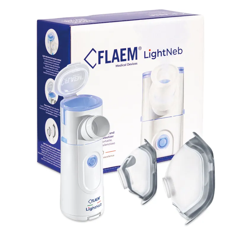 FLAEM LIGHTNEB NEW MESH Inhalator Membranowy Przenośny, Nowej Generacji, Cichy