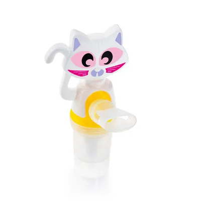 FLAEM MR CAT Zestaw Do Nebulizacji Dla Dzieci, Przyjazny Nebulizator Z Maską