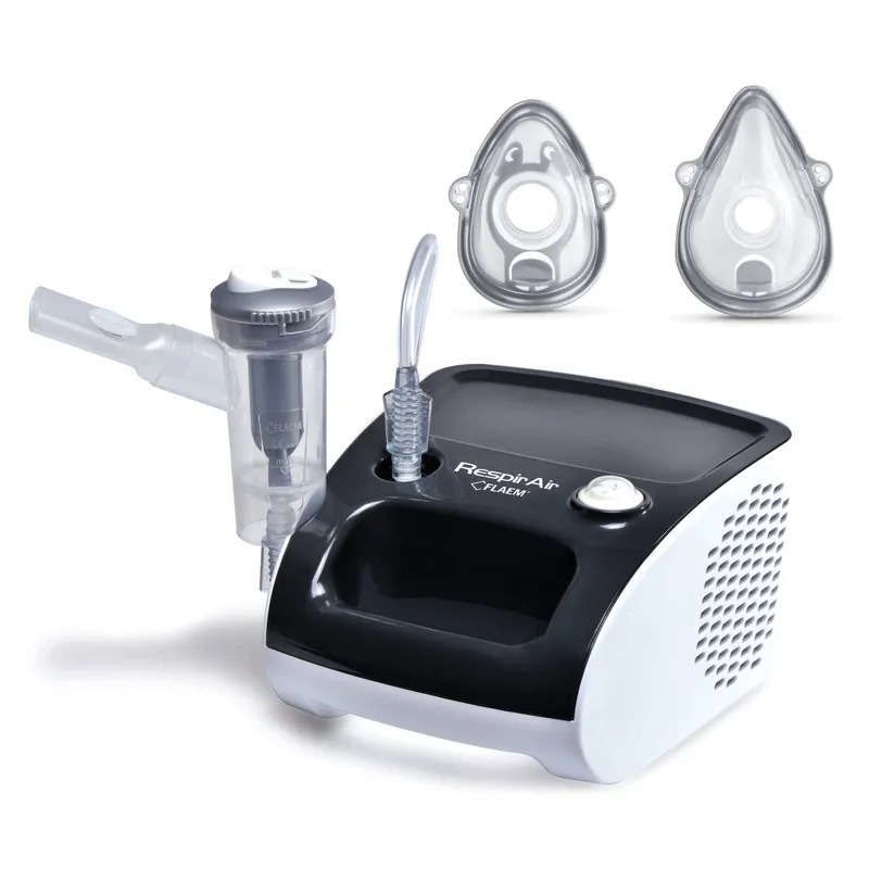 FLAEM RESPIR AIR Inhalator Pneumatyczno-Tłokowy, Zestaw Z Nebulizatorem RF7