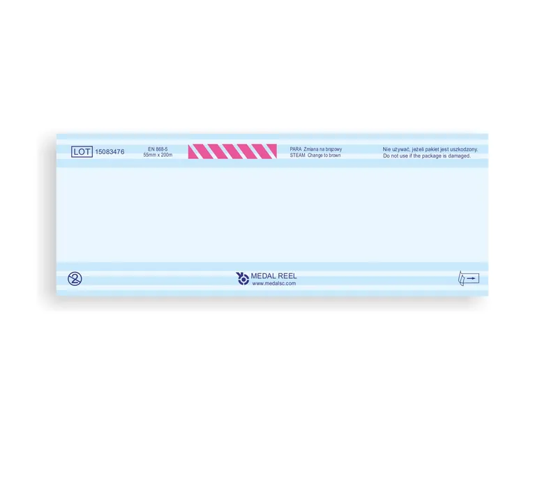 MEDAL 120 mm X 200 m Rękaw Do Autoklawu Foliowo-Papierowy Do Sterylizacji, 1 Wskaźnik