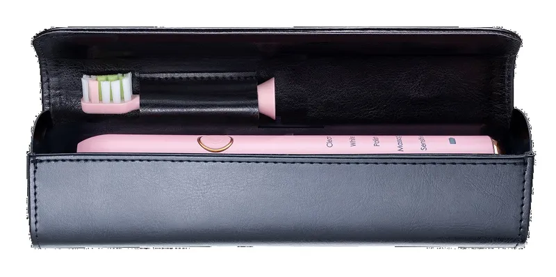VITAMMY CASE 3 Etui Podróżne Na Szczoteczkę Soniczną VITAMMY, Imitacja Skóry - CZARNE