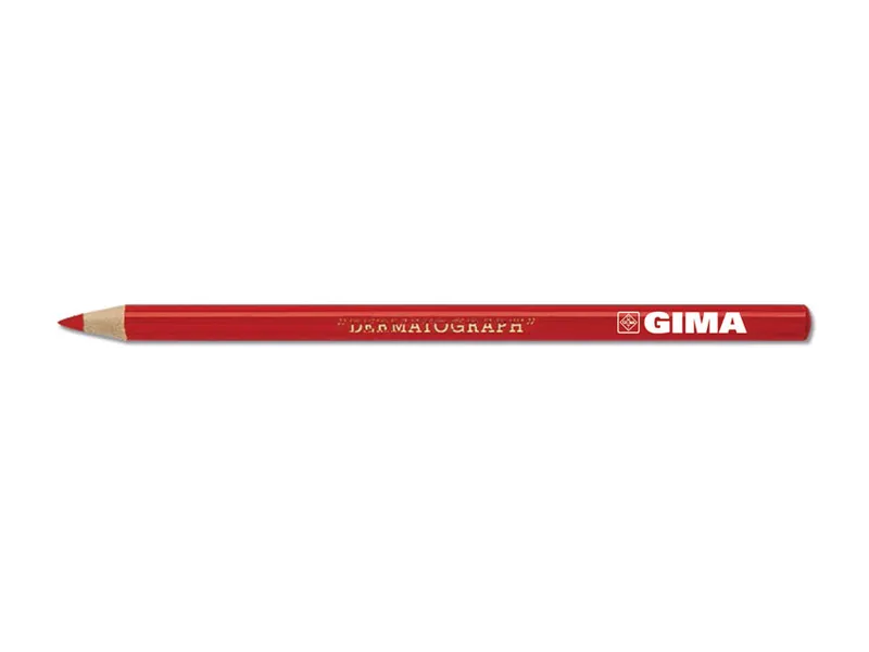 GIMA Ołówek Dermograficzny Czerwony, 6 szt