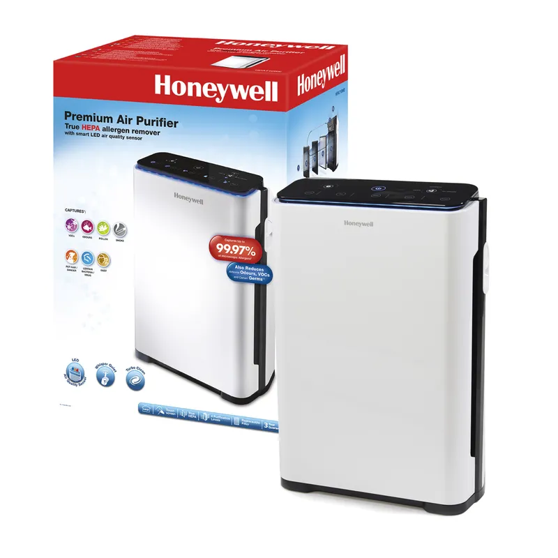 HONEYWELL HPA710 TRUE HEPA Oczyszczacz Powietrza Z Czujnikiem Jakości Powietrza LED