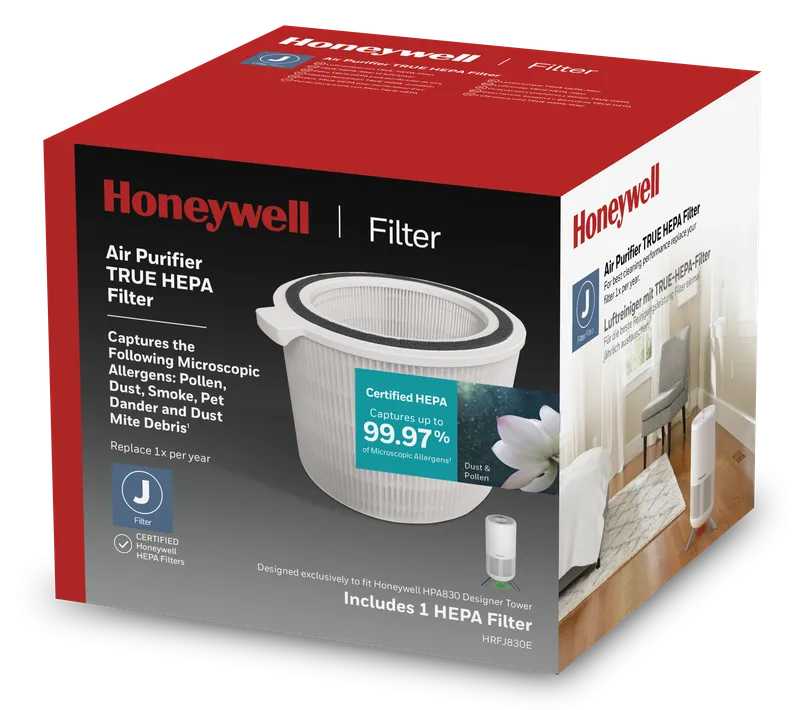 HONEYWELL HPA830 Filtr TRUE HEPA Do Oczyszczacza Powietrza, 1 szt