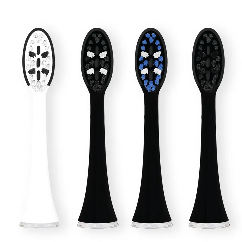 VITAMMY ONYX VITAMMY PEARL+ NOIRE Końcówki Do Szczoteczek Sonicznych, 4 szt