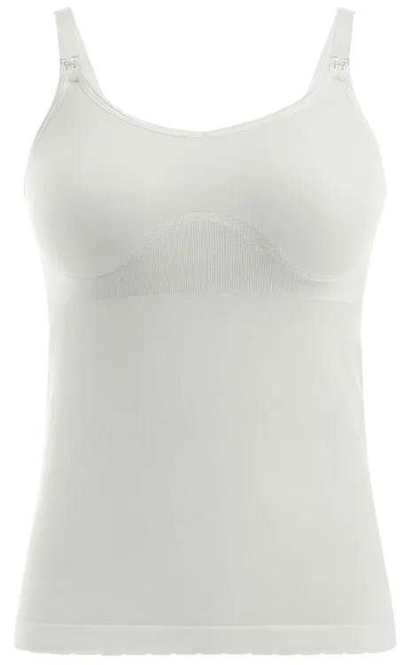 MEDELA TANK TOP BRAVADO ROZM. XL Koszulka Ciążowa, Biała, Do Karmienia, Bez Fiszbin