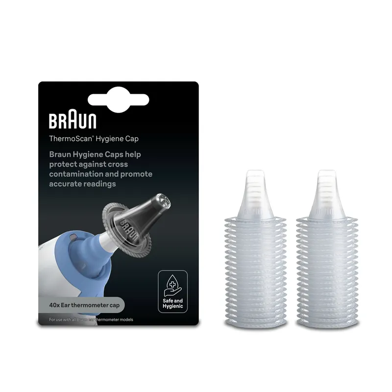 BRAUN LF40 Kapturki Do Termometrów Dousznych, ThermoScan., Jednorazowe, 40 szt