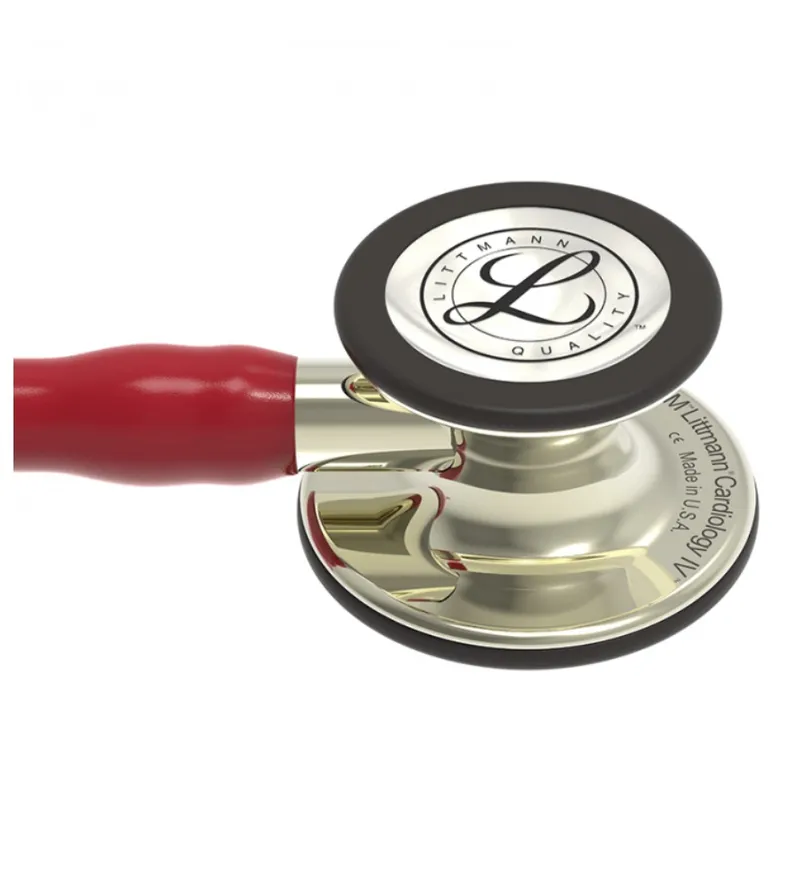 LITTMANN CARDIOLOGY IV 6176 CHAMPAGNE-FINISH BLACK BURGUND Stetoskop Kardiologiczny