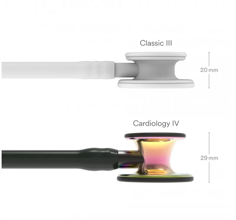 LITTMANN CARDIOLOGY IV 6240 HIGH POLISH RAINBOW-FINISH BLACK Stetoskop Kardiologiczny