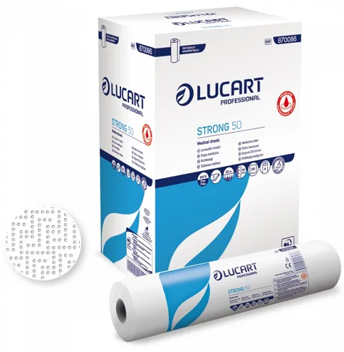 LUCARD STRONG 50 50 cm X 50 cm Prześcieradło Medyczne, 2-WARSTWOWE, 50 m