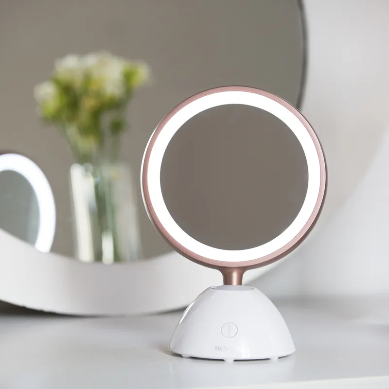 REVLON RVMR9029 Lusterko Kosmetyczne LED, Bezprzewodowe, 5X Powiększenie