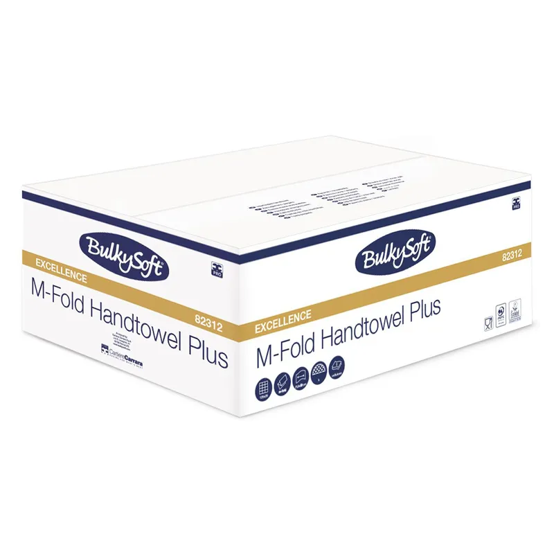 BULKYSOFT PREMIUM Ręcznik Papierowy Składany Typu M-Fold Ultra, 4 Panele, 2 Warstwy