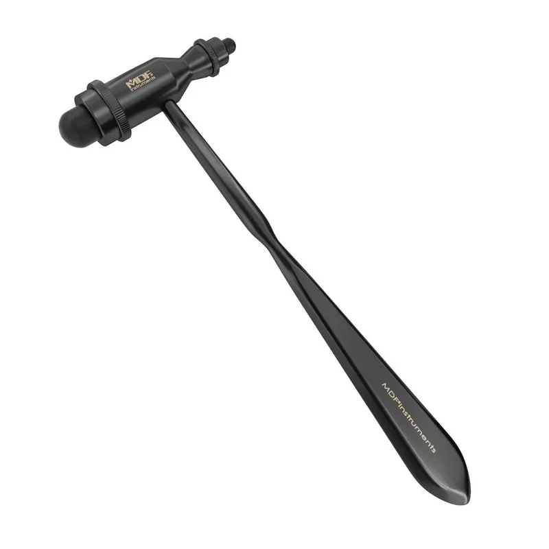 MDF 555 BLACK OUT Młotek Neurologiczny Tronnera, Dwustronna Głowica, TPR