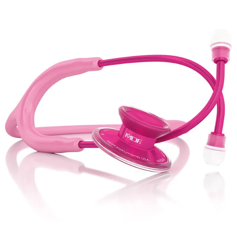 MDF 747XP ACOUSTICA PINKALLOY/PINK PA01 Stetoskop Internistyczny Z Podwójną Głowicą