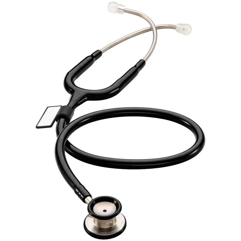MDF 777C (MDF 11) Stetoskop Pediatryczny, Dwustronna Głowica, Stal Nierdzewna - CZARNY