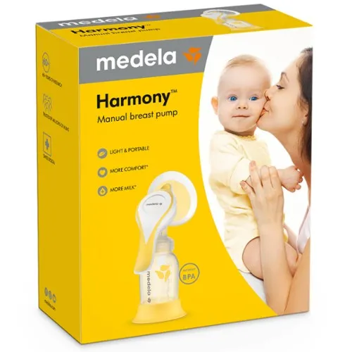 MEDELA HARMONY FLEX Laktator Ręczny Dwufazowy, Technologia FLEX, Na Jedną Pierś