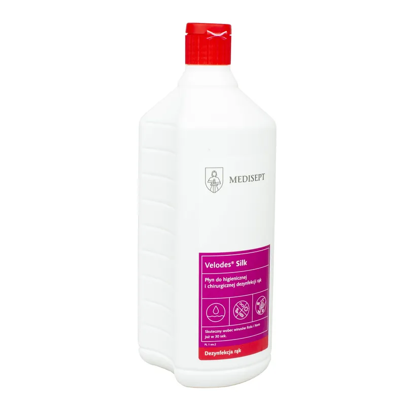 MEDISEPT VELODES SILK 1l Płyn Do Chirurgicznej I Higienicznej Dezynfekcji Rąk