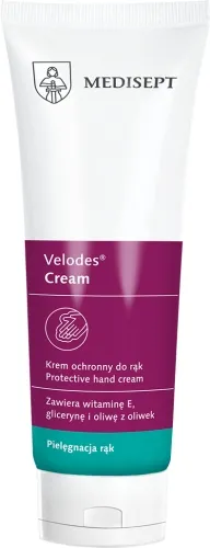 MEDISEPT VELODES 100 ml Delikatny Krem Do Pielęgnacji Skóry Rąk I Ciała