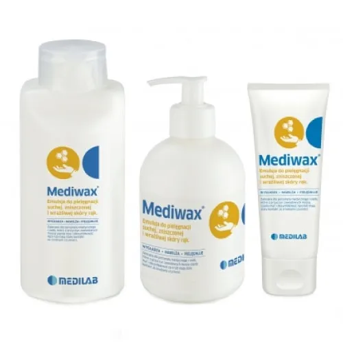 MEDILAB MEDIWAX 330 ml Emulsja Do Rąk I Ciała Z Woskiem Pszczelim